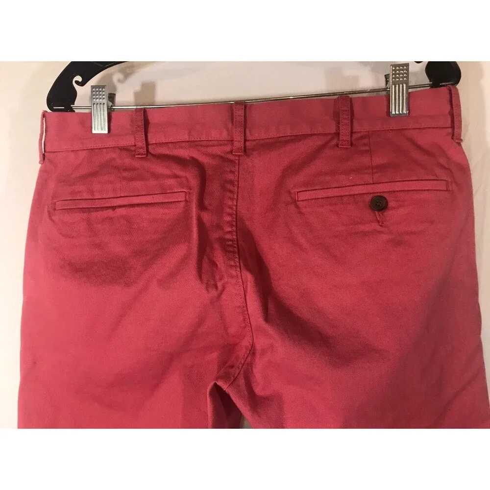 J Crew Mercantile Men's SLIM FIT Pink Salmon FLEX Chino Casual Pants 32/32